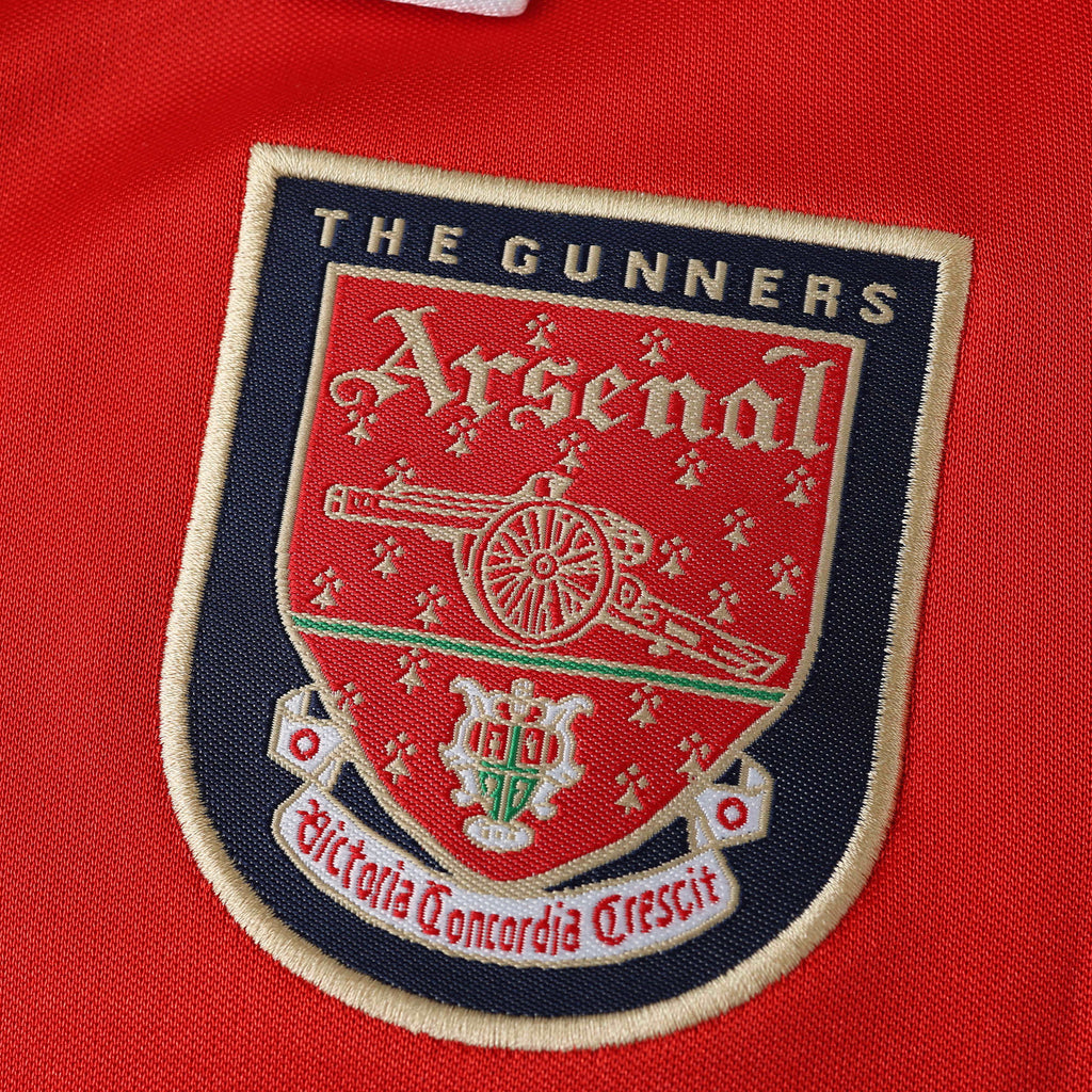 Arsenal 1997-1998 Season Home Retro Red Football Jersey Trikot Maillot