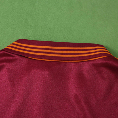 A.S Roma 1992-1993 Season Red Retro Home Football Jersey Trikot Maillot