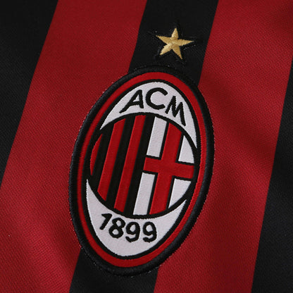 A.C Milan 2016-2017 Season Home Retro Football Jersey Trikot Maillot