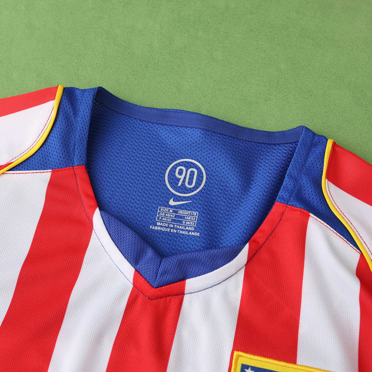 Atlético de Madrid 2004-2005 Season Home Retro Football Jersey Trikot Maillot