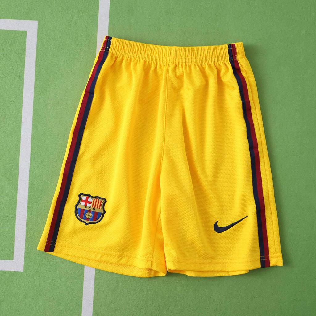 Barcelona 2012-2013 Season Kids Away Orange Retro Football Jersey Trikot Maillot