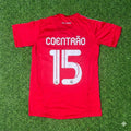 Fábio Coentrão 15- Real Madrid 2011/2012 Red Football Jersey