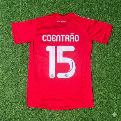Fábio Coentrão 15- Real Madrid 2011/2012 Red Football Jersey