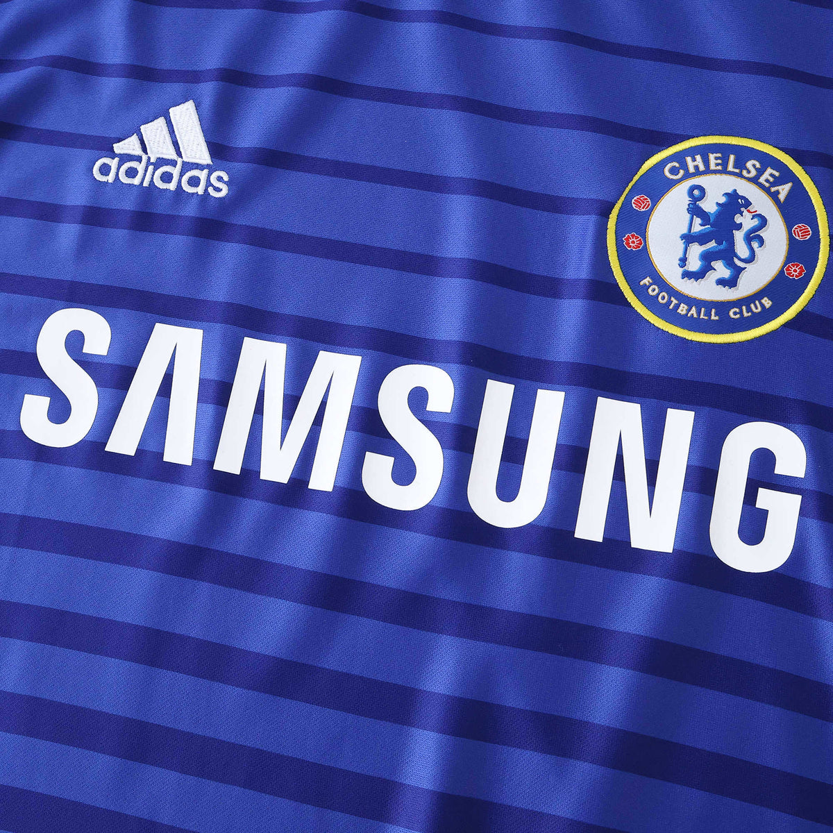 Chelsea 2014-2015 Season Home Blue Retro  Football Jersey Trikot Maillot