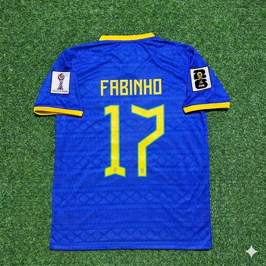 Fabinho 17 – Brasilien WM 2026 Blaues Trikot der neuen Saison