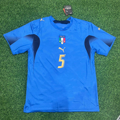 Fabio Cannavaro - Italien 2006 WM-Finale Retro Trikot Fußballshirt