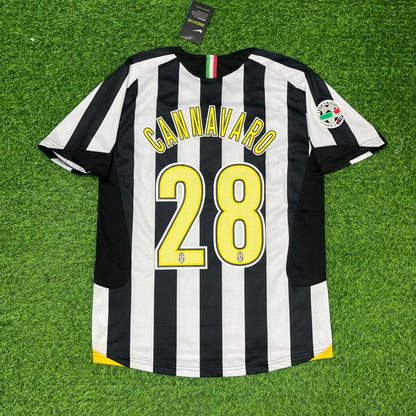 Camiseta de fútbol retro de Fabio Cannavaro Juventus 2005-2006