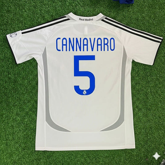 Fabio Cannavaro 5 – Real Madrid 2006–2007 Heimtrikot – | Trikot | Maillot Fußballtrikot