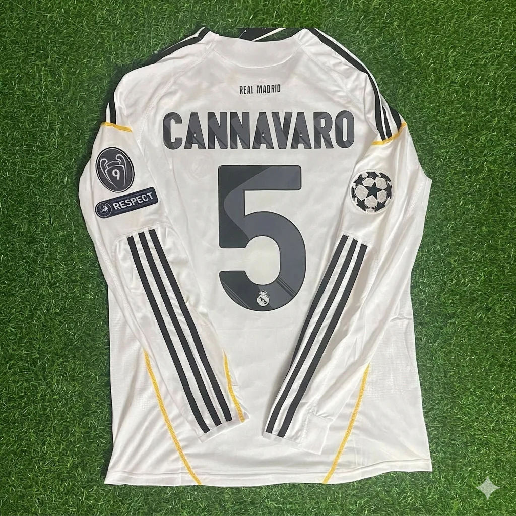 Fabio Cannavaro Real Madrid 2009-2010 Jersey Soccer Shirt