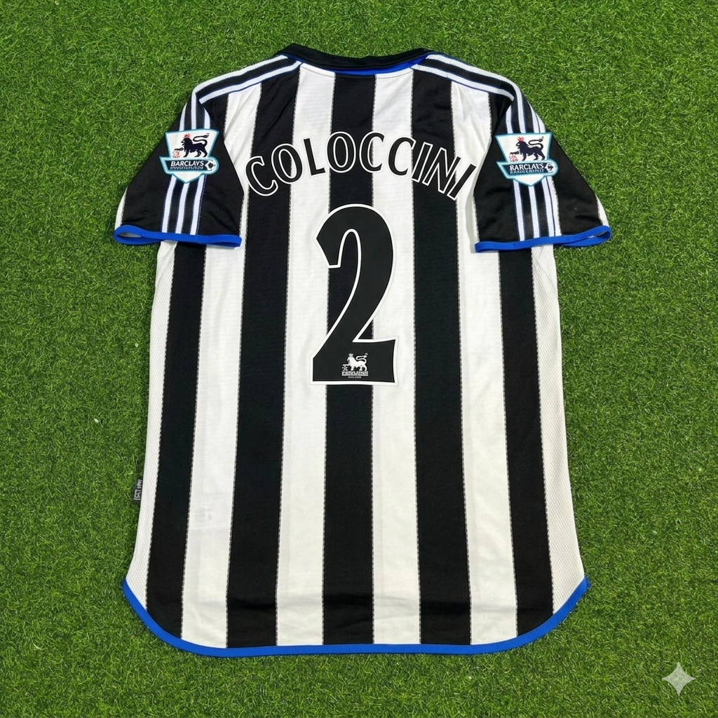 Camiseta retro del Newcastle United – Fabricio Coloccini 2