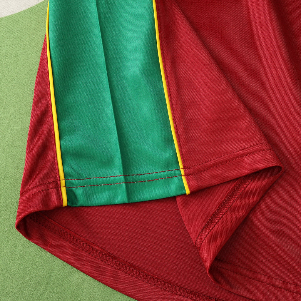 98 Season Portugal Home Football Jersey Maillot Trikot Maglia