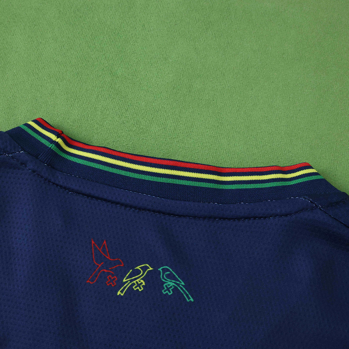 Bob Marley Special Edition Commemorative Navy Blue Retro Jersey Maillot