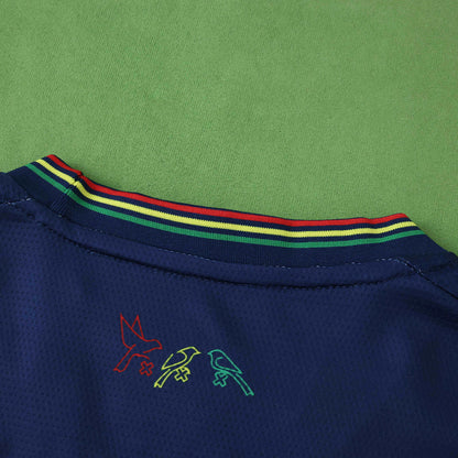 Bob Marley Special Edition Commemorative Navy Blue Retro Jersey Maillot