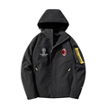 Milan Black Windbreaker Jacket – | Windbreaker Jacke | Coupe-Vent (Copy) Maillot de Foot