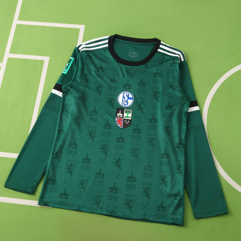 FC Schalke 04 150-jähriges Jubiläum 2025/2026 Langarmtrikot Fußballtrikot