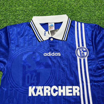 Youri Mulder Schalke 04 1996-1997 Heim Retro Fußballtrikot