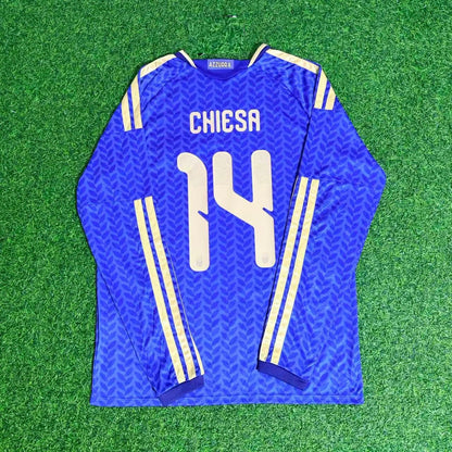 Federico Chiesa Italien WM 2026 Langarm-Fußballtrikot
