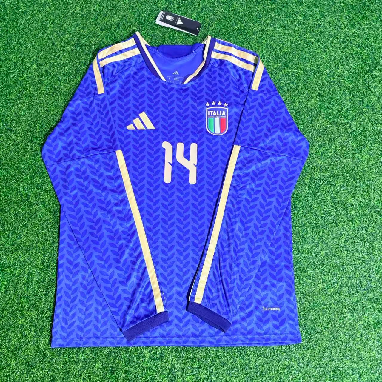 Federico Chiesa Italien WM 2026 Langarm-Fußballtrikot