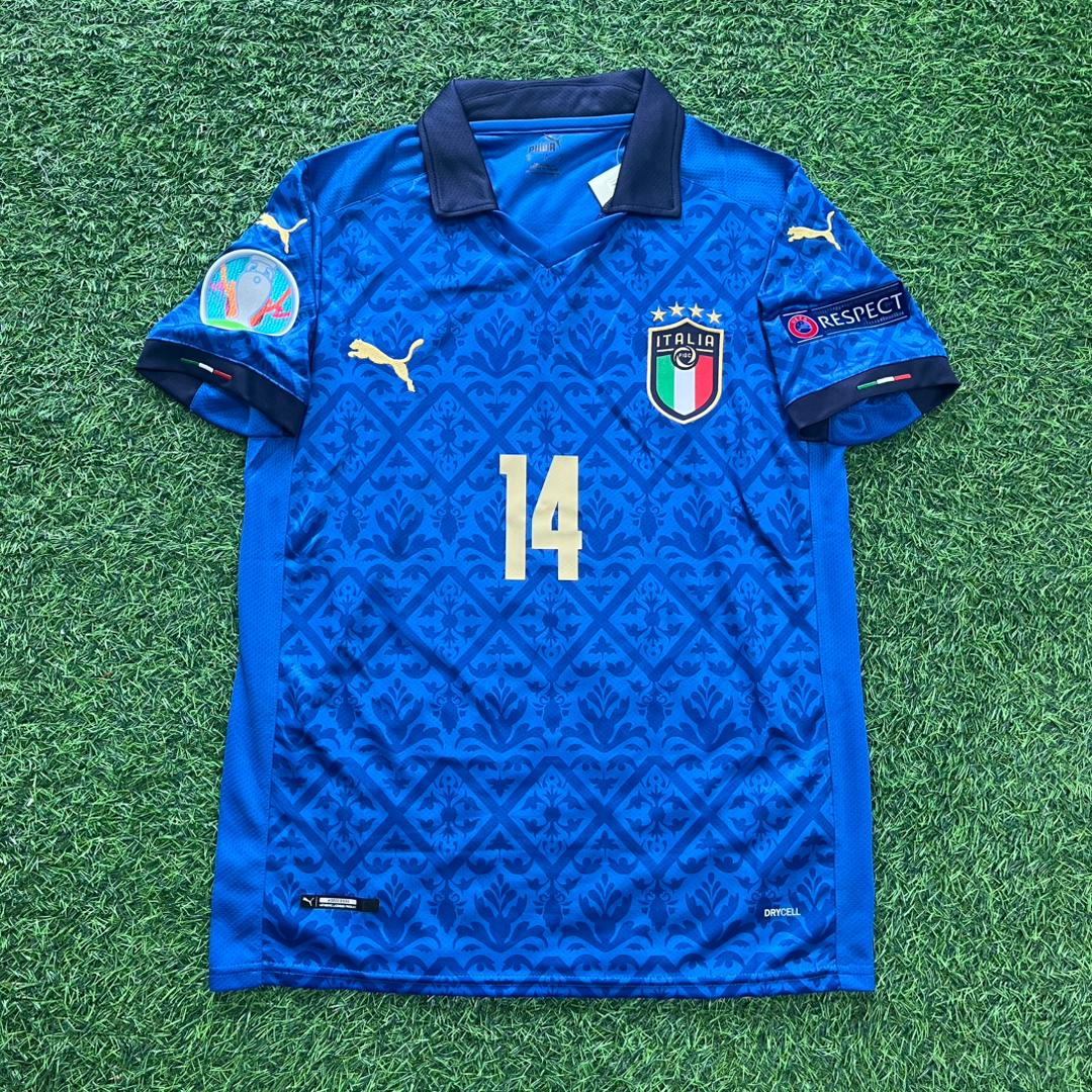 Federico Chiesa – Italien EM 2020 Finale Retro Fußballtrikot – | Trikot | Maillot Fußballtrikot