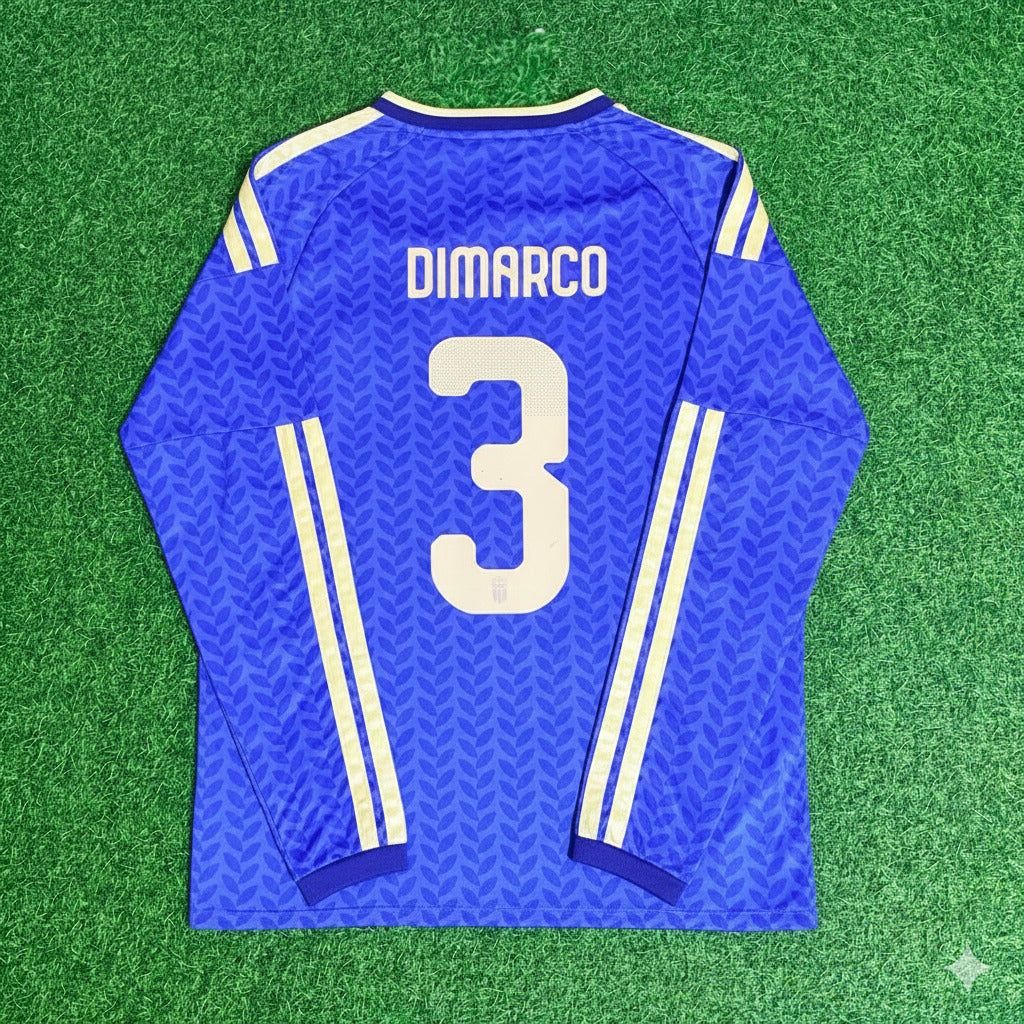 Federico Dimarco 3 - Italien 2026 WM Langarm-Fußballtrikot