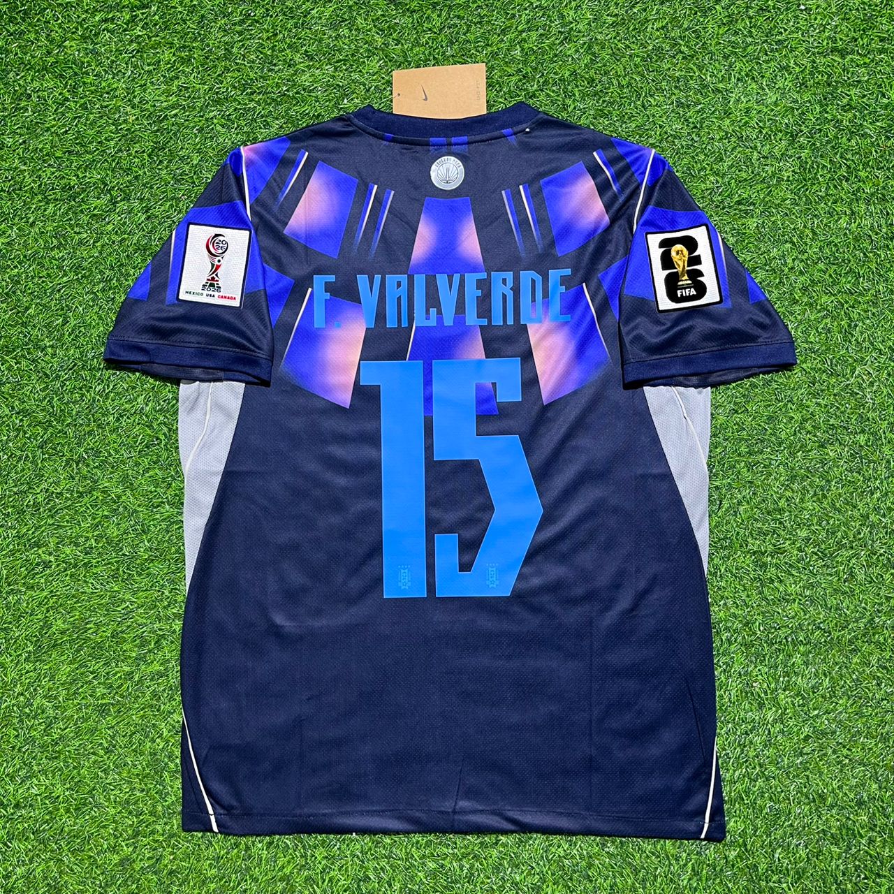 Federico Valverde #15 Uruguay 2026 World Cup Football Jersey