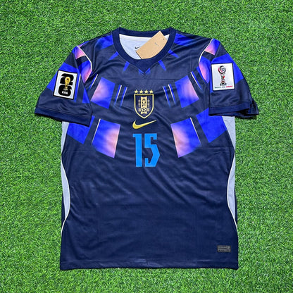 Federico Valverde #15 Uruguay 2026 World Cup Football Jersey