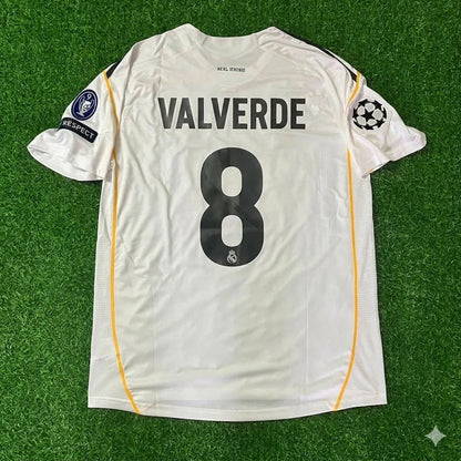 Federico Valverde Real Madrid Retro Jersey Soccer Shirt Trikot