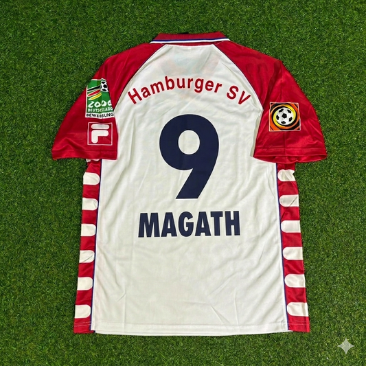 Felix Magath #9 Hamburger SV Heim Retro Fußballtrikot