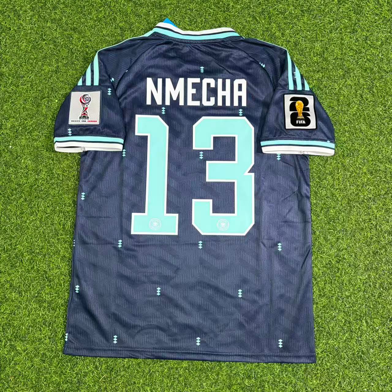 Felix Nmecha Germany 2026 World Cup Blue Away Football Jersey
