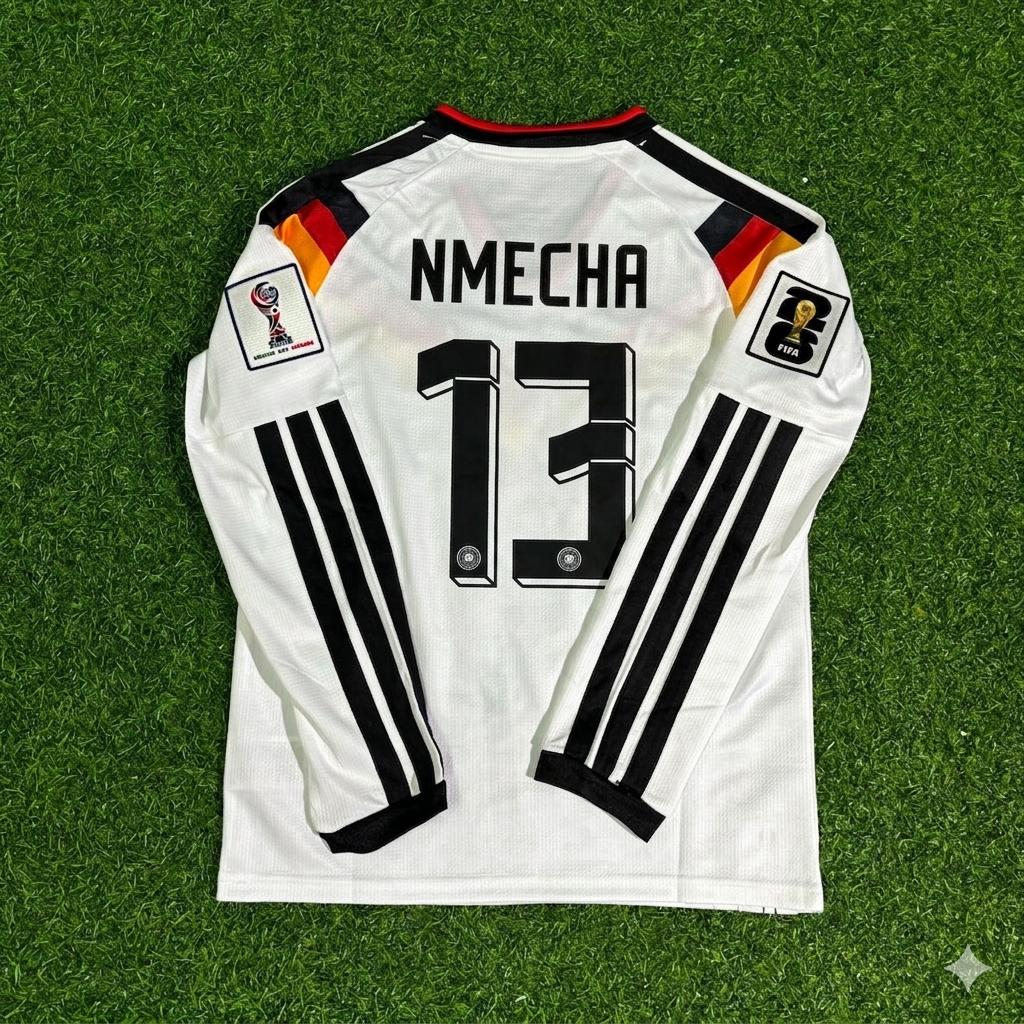 Felix Nmecha #13 Germany 2026 World Cup  Long Sleeve Home Football Jersey Kit