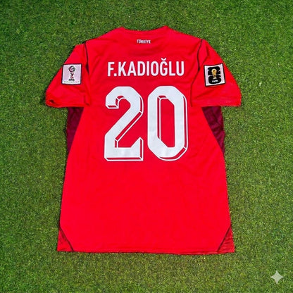 Ferdi Kadıoğlu #20 Türkei - Weltmeisterschaft 2026 - Heim Rot - Trikot