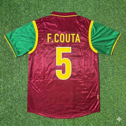 Fernando Couto #5 Portugal 1998 World Cup Retro Jersey