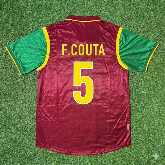 Fernando Couto #5 Portugal 1998 World Cup Retro Jersey