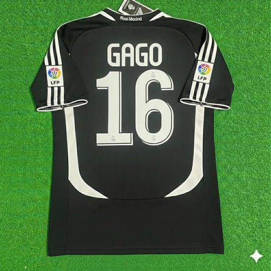 Fernando Gago Real Madrid 2006-2007 Black Jersey Soccer Shirt