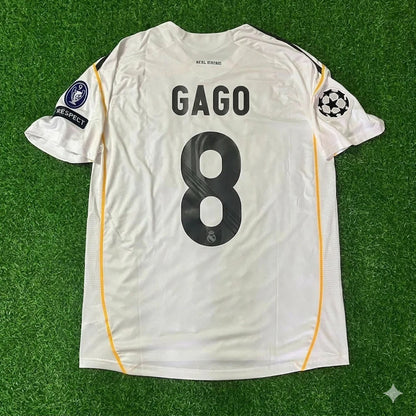 Fernando Gago Real Madrid 2009 2010 Retro Jersey Soccer Shirt Trikot