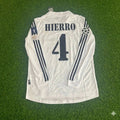 Fernando Hierro 4- Real Madrid 2002/2003 Langarm Heimtrikot