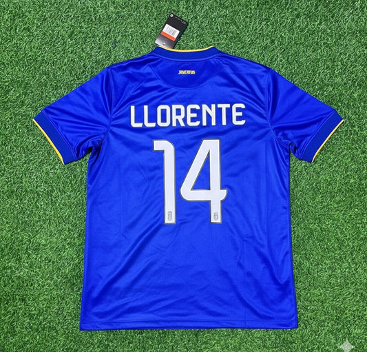 Fernando Llorente Juventus 2014/15 Equipación de fútbol retro azul