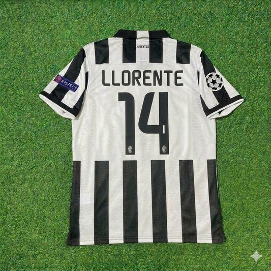 Fernando Llorente 14-Juventus 2014 2015 Retro-Trikot