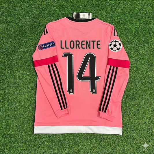 Juventus 2015/16 Pinkes Retro-Trikot – Fernando Llorente