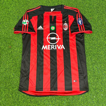AC Milan 2003/04 Home Retro Football Jersey – Fernando Redondo 5