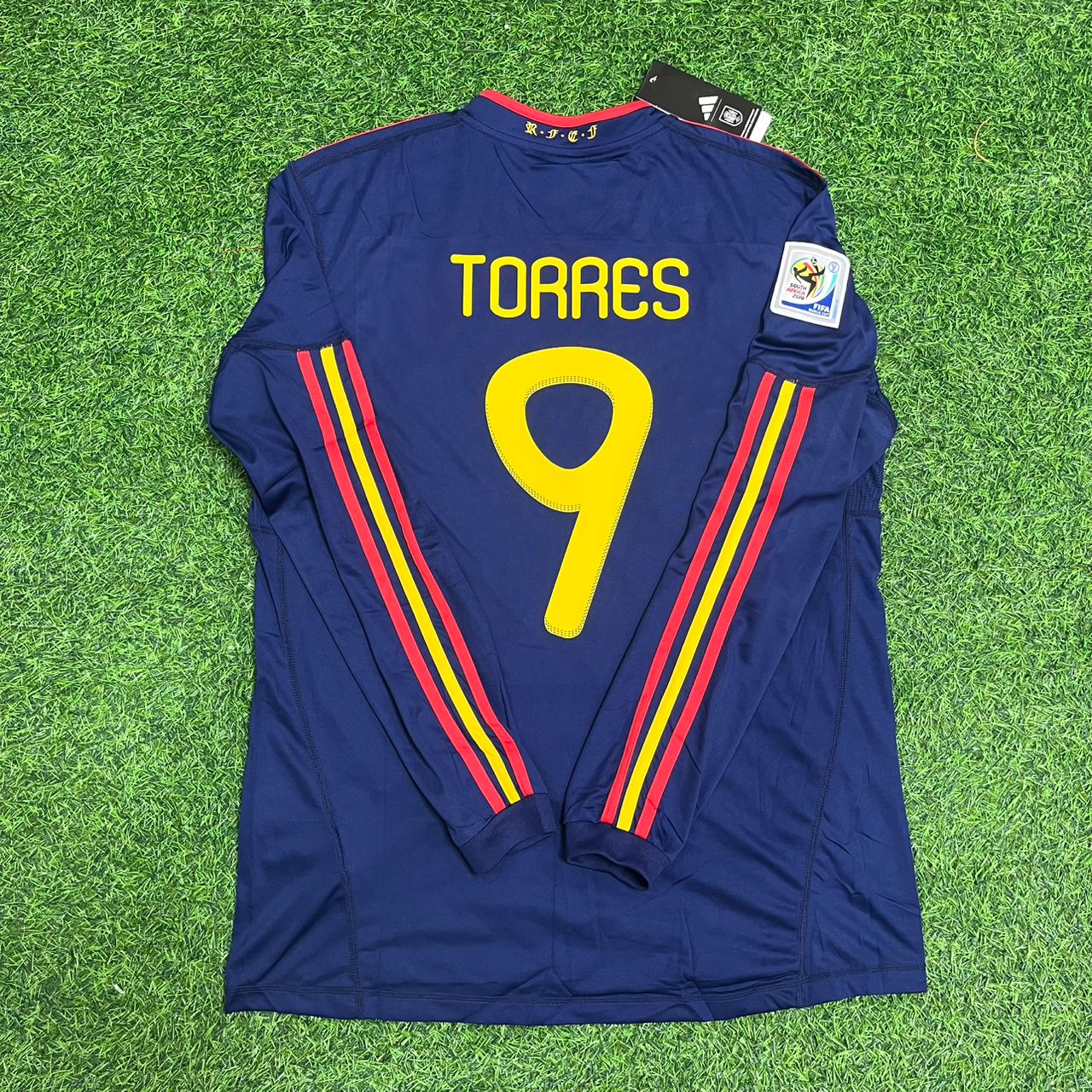Fernando Torres 9 - Spanien WM-Finale 2010 Retro-Trikot