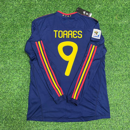 Fernando Torres 9 - Spanien WM-Finale 2010 Retro-Trikot