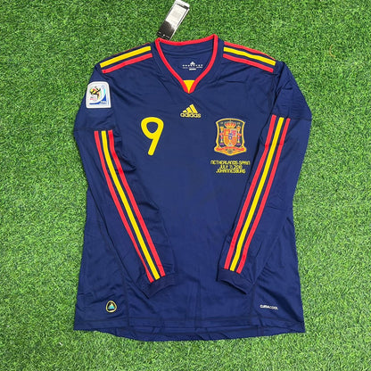 Fernando Torres 9 - Spanien WM-Finale 2010 Retro-Trikot