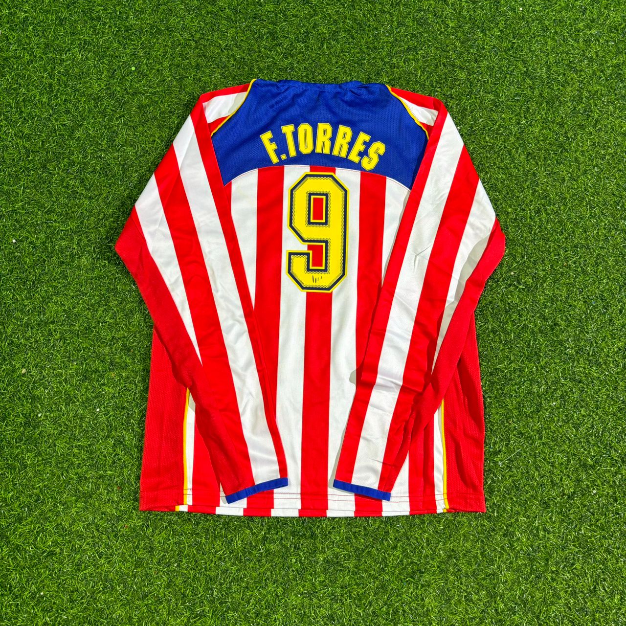 Fernando Torres #9 Atlético Madrid 2004-2005 Spider-Man Long Sleeve Retro Football Jersey