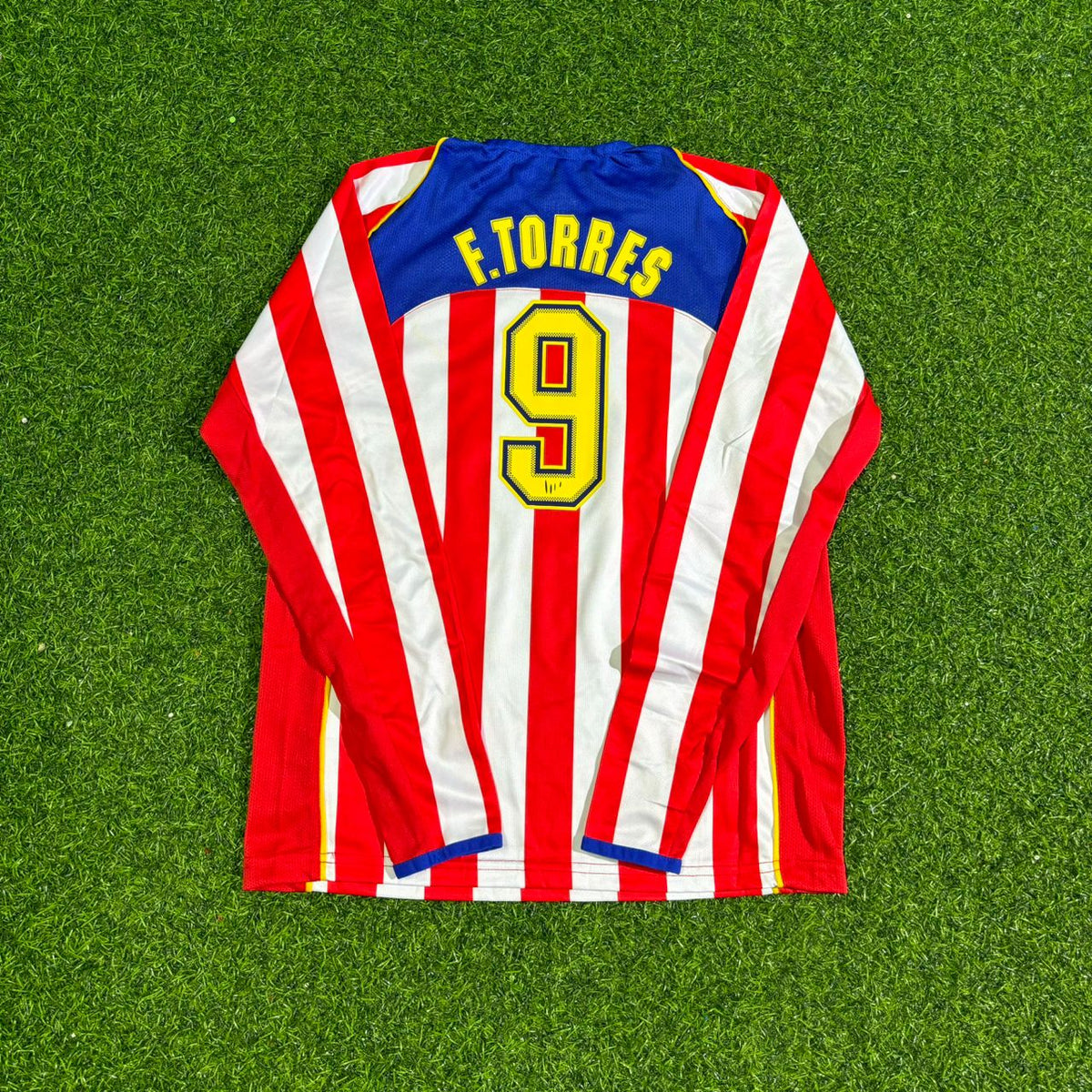 Maillot de football rétro à manches longues Spider-Man Fernando Torres Atlético Madrid Enfants 2004-2005