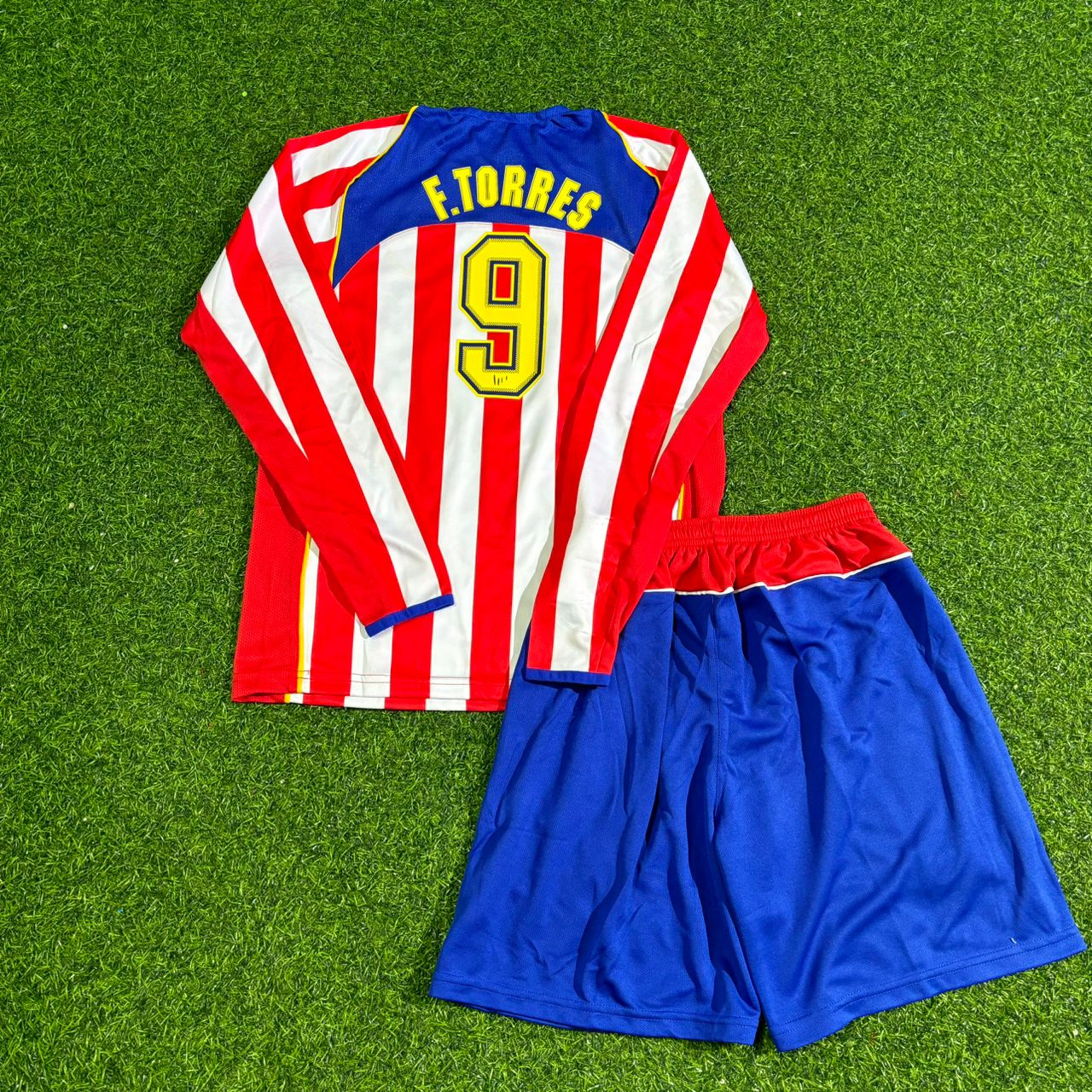 Fernando Torres Atlético Madrid Kids 2004-2005 Spider-Man Long Sleeve Retro Football Jersey