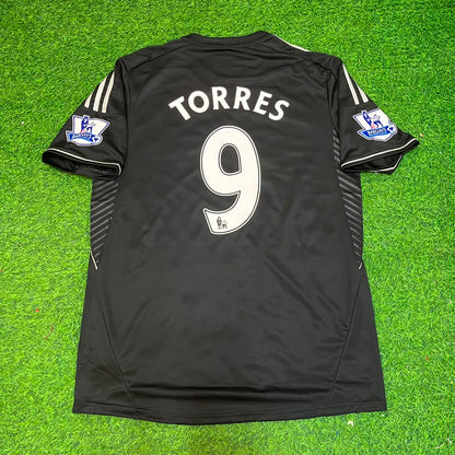 Chelsea 2013/14 Black Retro Football Jersey – Fernando Torres