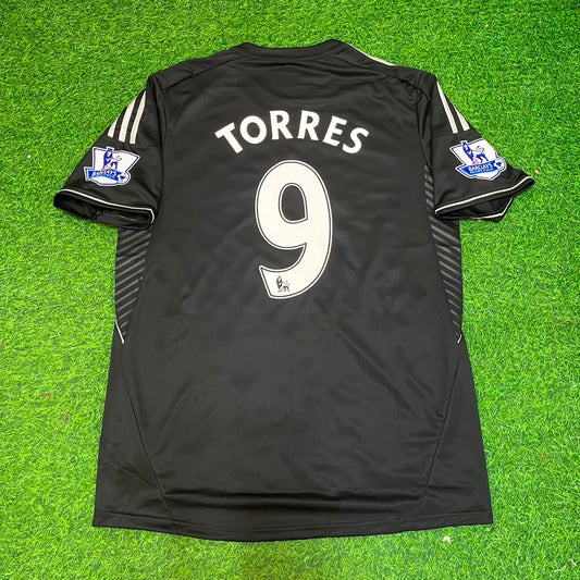 Chelsea 2013/14 Black Retro Football Jersey – Fernando Torres