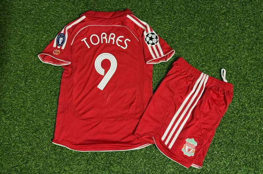 Liverpool 2006/07 Red Kids Football Jersey – Fernando Torres