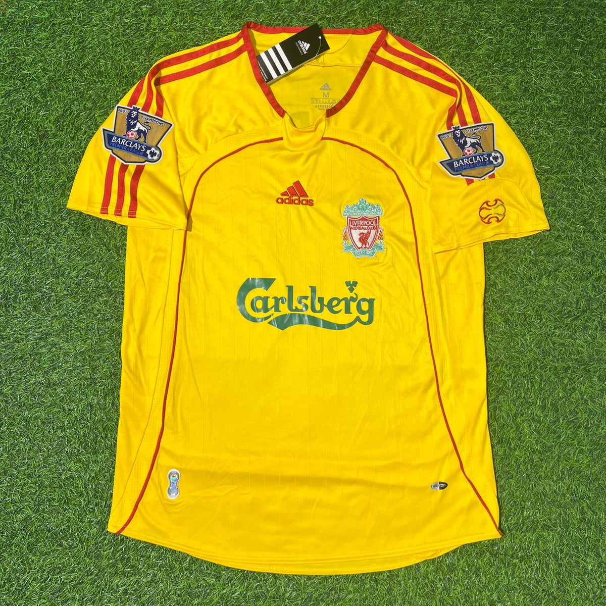 Liverpool 2006/07 Yellow Retro Football Jersey – Harry Kewell